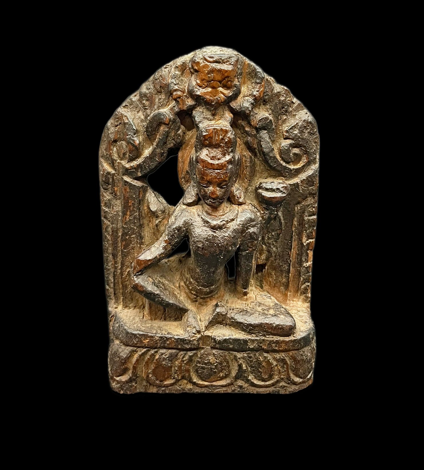 Wood Carving of Padmapani Bodhisattva