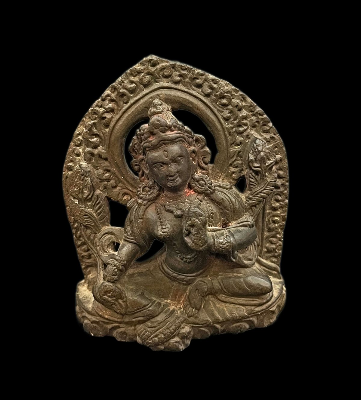 Stone Figure of Green Tara